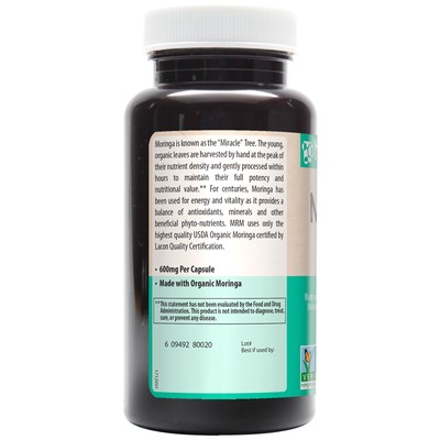 Moringa Leaf, 60 Vegan Capsules