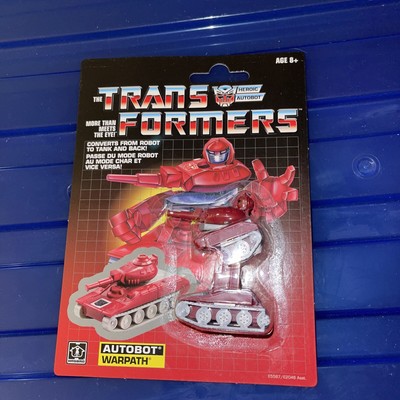Hasbro reissue Transformers G1 Minibots Warpath MISB Walmart exclusive 