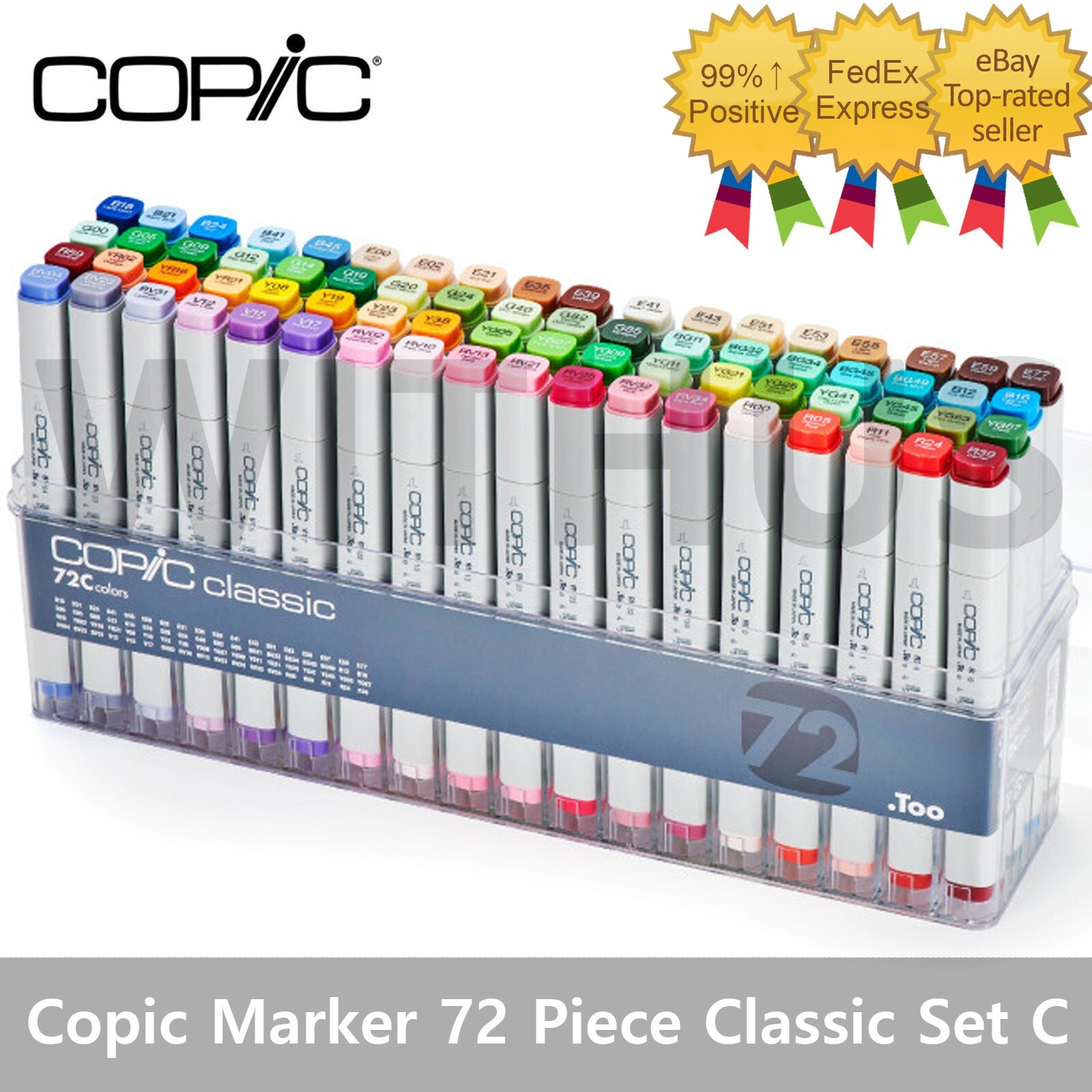 Copic Twin Marker 72 Piece Twin Classic Set C - Artist