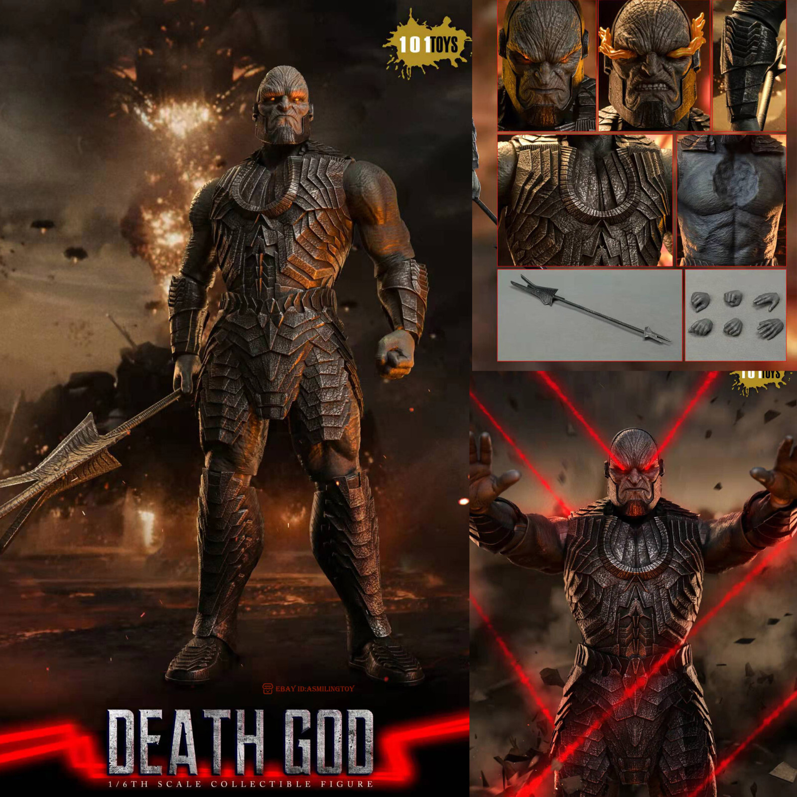 108toys 1/6 ダークサイド 101001 108toys 101001 Darkseid Death God 1/6th Scale Action Figure