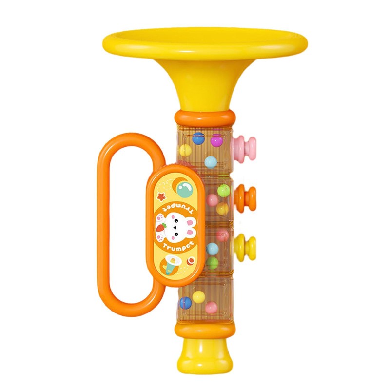 Kids Instruments Play Toy Trumpet for Kids with Sling Start