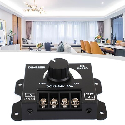 Voltage Regulator DC-DC Voltage Stabilizer 30A Power Supply Adjustable 12v-24V