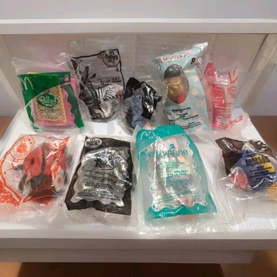 Lot Of Mc Donald s Happy Meal Toys Unopened,Barbie,Polly Pocket, Winnie The Pooh