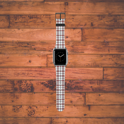 Plaid apple cheap watch band