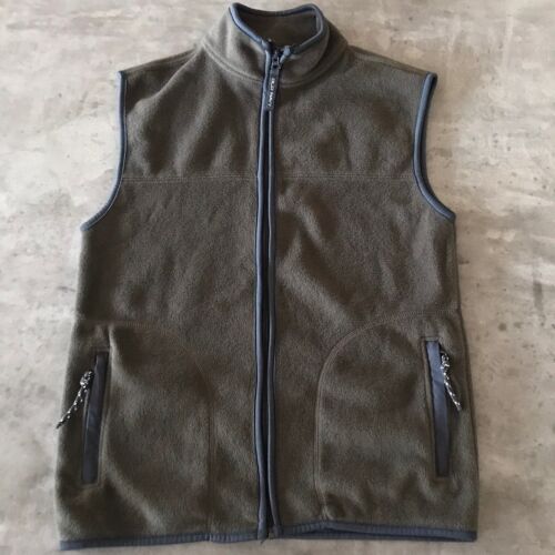 Vintage 90s Old Navy Fleece Vest Womens 14 Zip Outdoor Green Vintage 90s Old Navy Fleece Vest Womens 14 Zip Outdoor Green