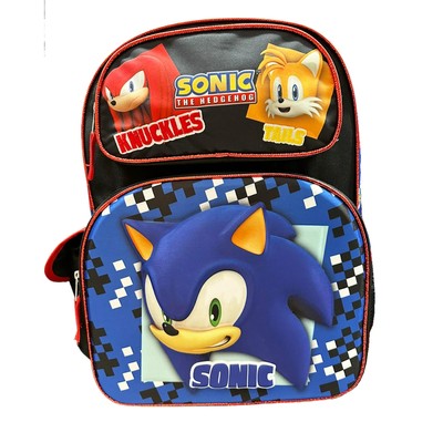 Sonic With Knuckles, Tails 3D Molded 12'' Toddler Backpack