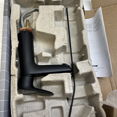 Hansgrohe 71710 Talis E 1.2 GPM 1 Hole Bathroom Faucet - Black