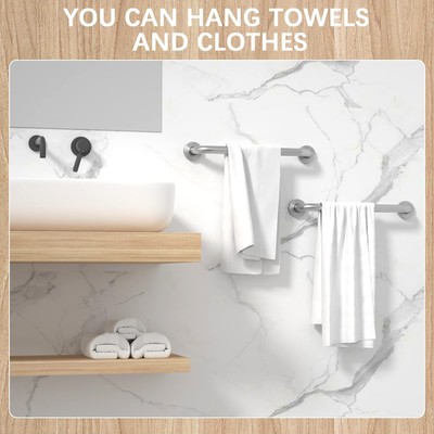 16 Inch Satin Brushed Nickel Shower Grab Bar - 1" Diameter, iMomwee Stainless...