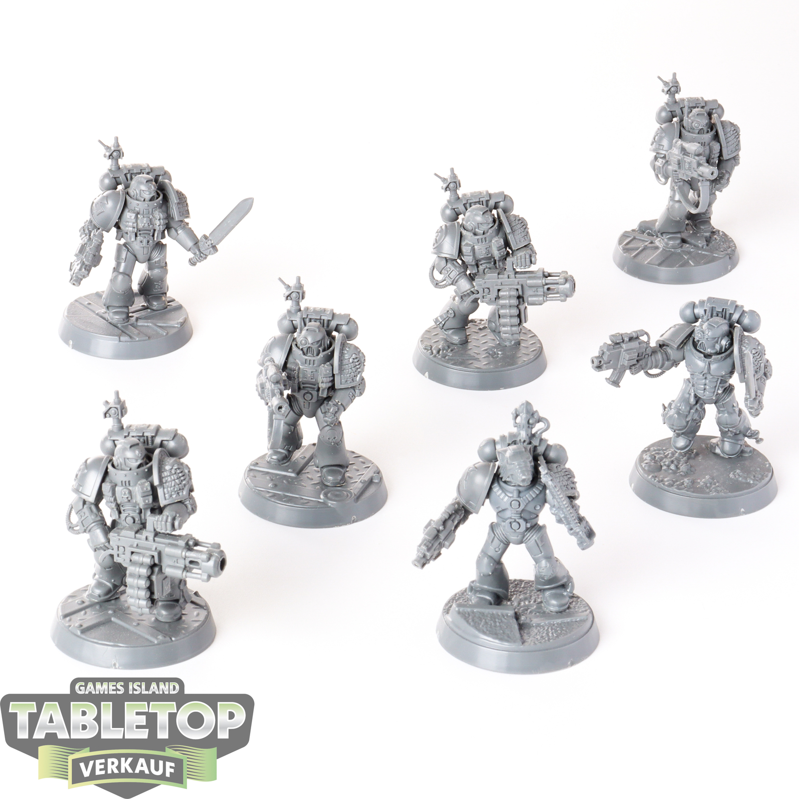 Deathwatch - 7x Veterans - unbemalt