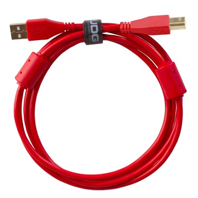 UDG Ultimate Audio Cable USB 2.0 A-B Red Straight 3 m (U95003RD) - Kabel für DJs