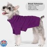 cyeollo Dog Sweater Pullover Turtleneck for Dogs, Classic Knitwear Fall Winter Cold Weather Doggie Clothes Warm Pet Apparel Small Dog Sweaters, Purple M