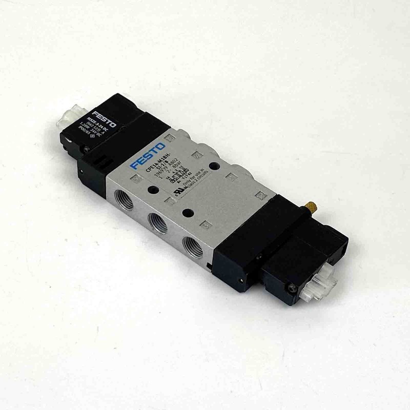 Festo Cpe14-M1bh-5j-1/8 Magnetventil Pneumatikventil Verteiler 196939, Used