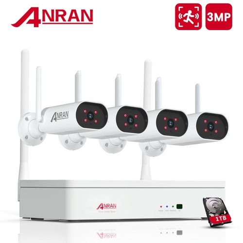 Wireless With 8ch Nvr Cctv Ourdoor 1tb Hdd Kit
