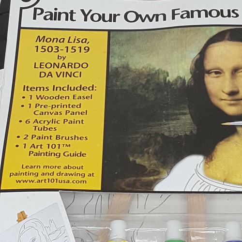 Купить Рисунки по размерам Art 101 Mona Lisa Leonardo da Vinci Paint/by