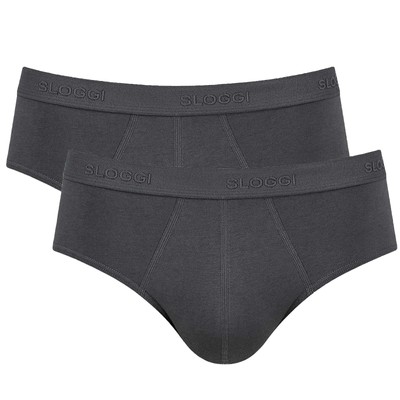 Sloggi Men's Briefs, 2er Pack - 24/7 Midi, Underwear, Underpants, Cotton