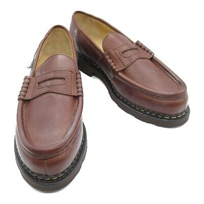 Paraboot orsay loafers PAR-148903-5H leather Brown NEW mens #UK5.5