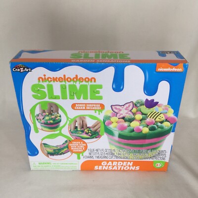 Nickelodeon Slime Cra-Z-Art Garden Sensations Kit BONUS Surprise Charm New