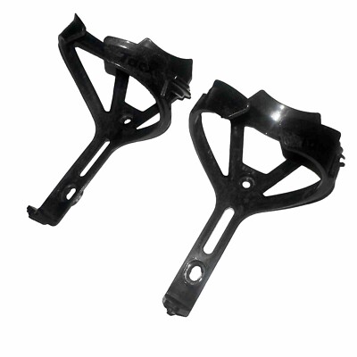 Pair (2) Tacx Deva Water Bottle Cages Pair Candy Pearl Black Biking Holder