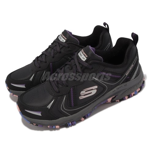 Skechers Hillcrest-Sespe Wide Black Purple Women Outdoor Trail 180020W-BKPR