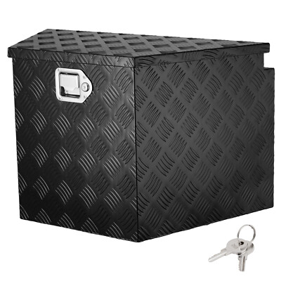 VEVOR 29 Inch Aluminum Trailer Storage Tongue Tool Box Pickup Truck Bed