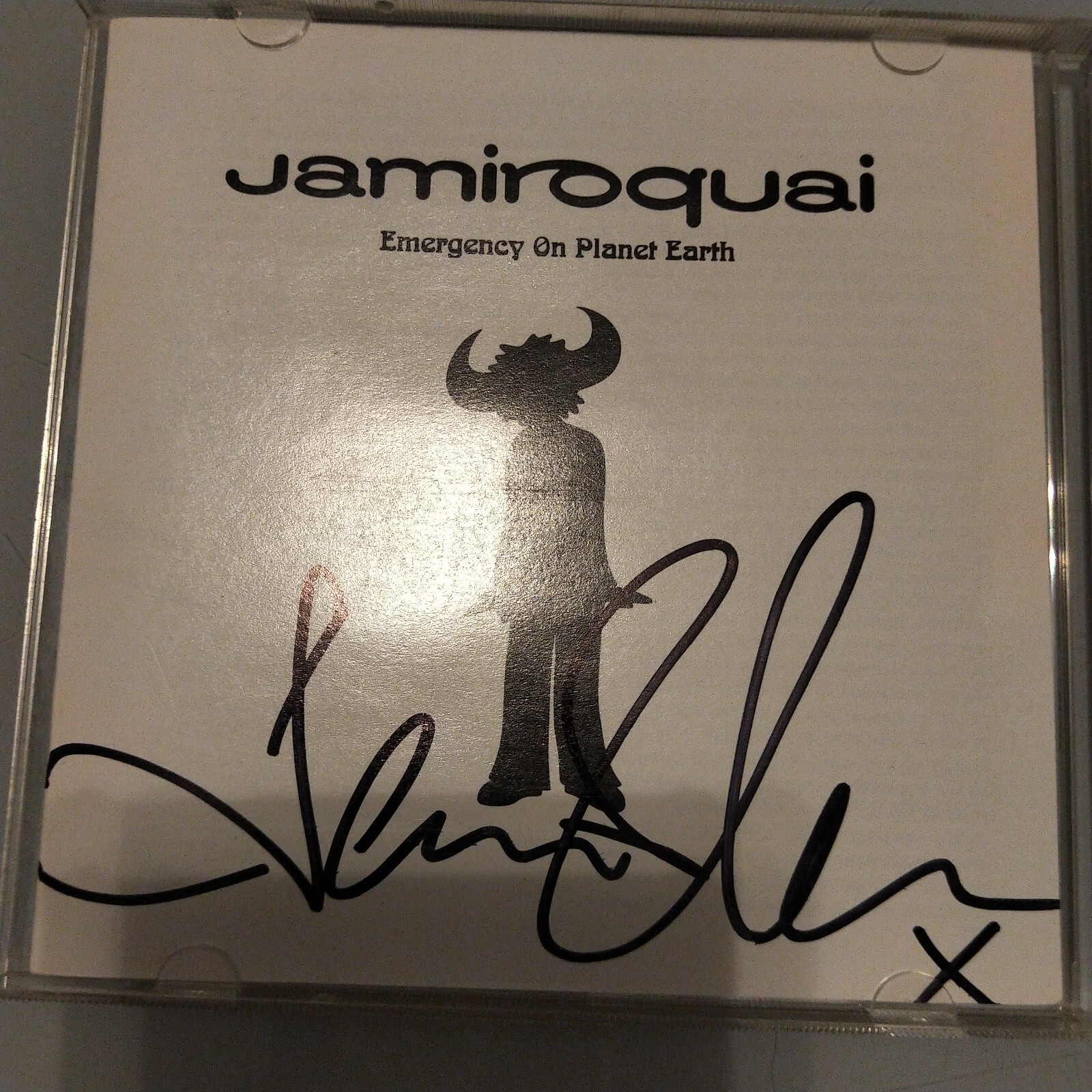 SIGNED Jamiroquai - Emergency On Planet Earth autograph cd