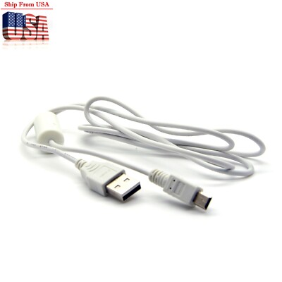 Sync Data USB Cable Cord Lead For Canon Elura 80 Elura 85 Elura 90 Elura 100