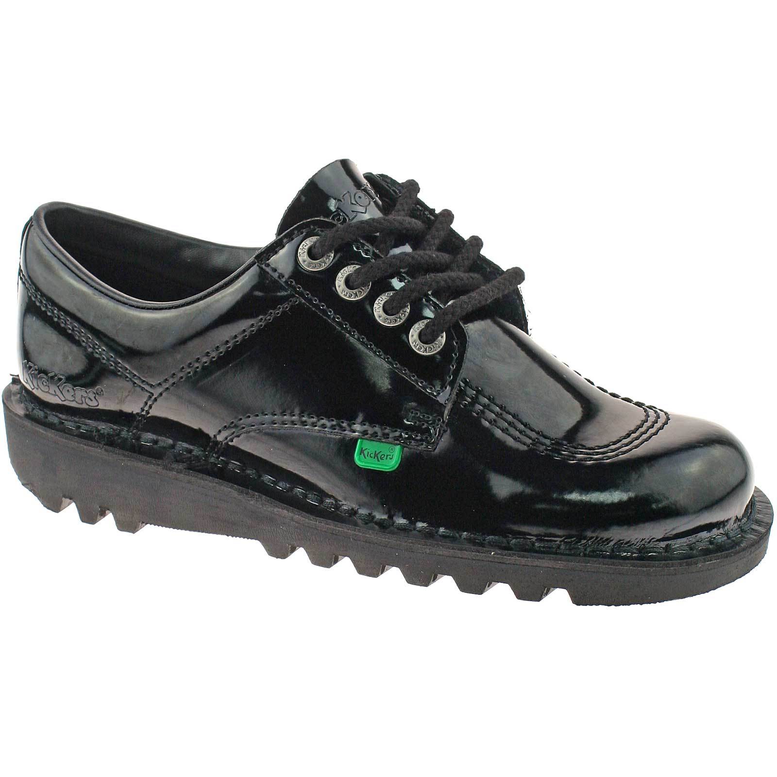 black patent trainers ladies