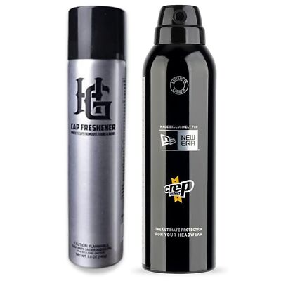 Homiegear Cap Freshener Spray, Hat & Cap Guard Spray and Headwear Protection