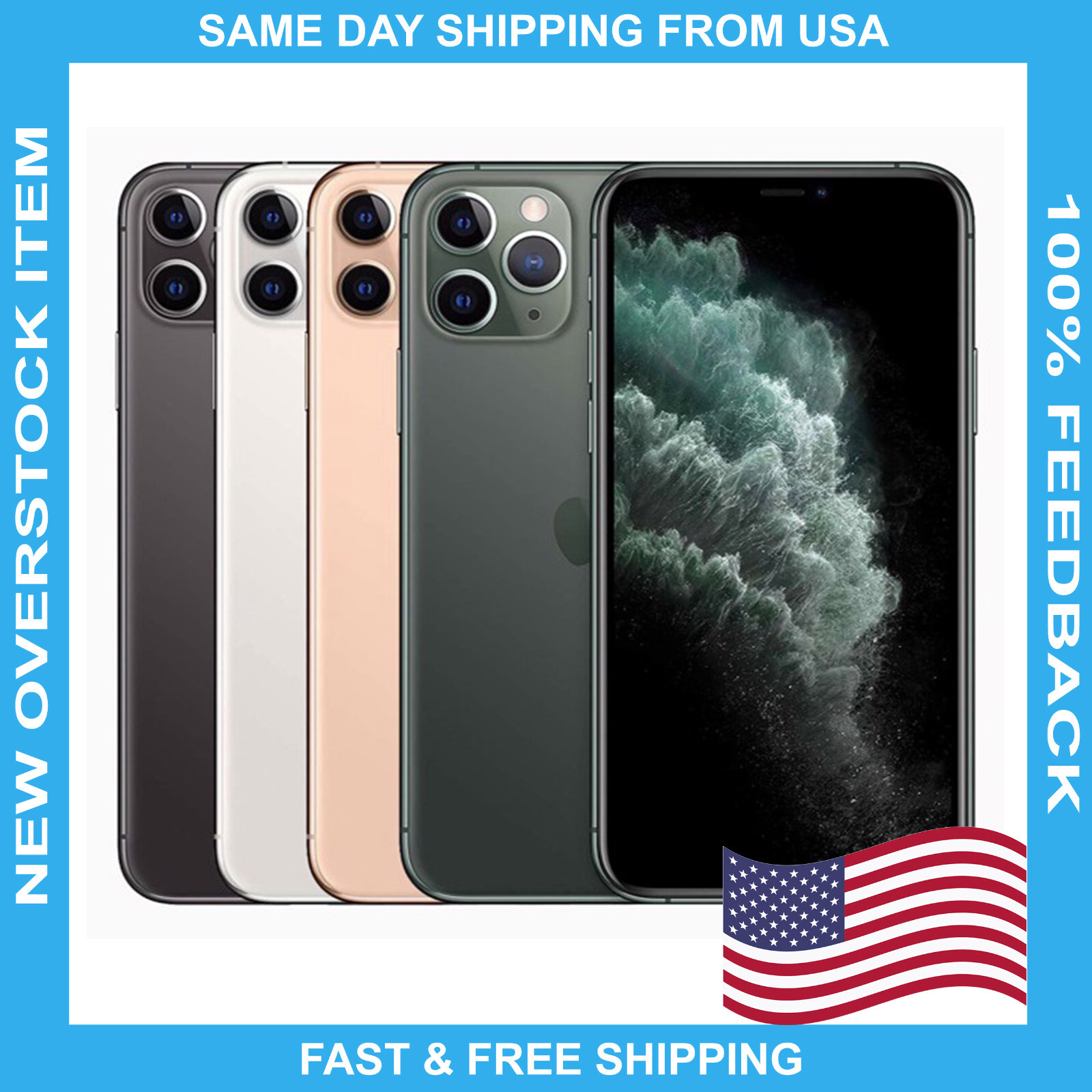 NEW Apple iPhone 11 PRO MAX 64GB/256GB Unlocked Clearance Sale