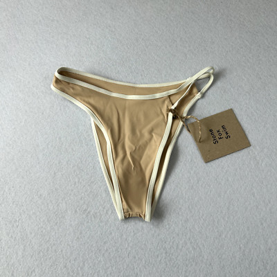 Stone Fox Swim Bottom Bikini Womens XS Echo Frappe NWT
