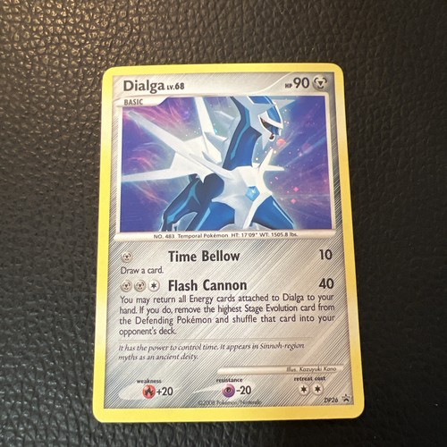 Dialga DP26 HOLO RARE Pokemon TCG Diamond & Pearl STAR Promo