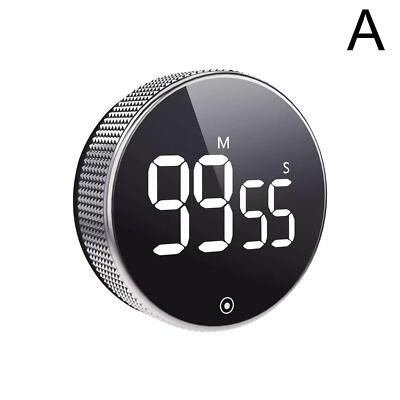 LED Digital Magnetic Countdown Alarm Clock Kitchen Timer Cooking Study New