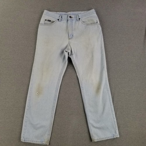 Lee 34x30 Light Wash Blue Jeans