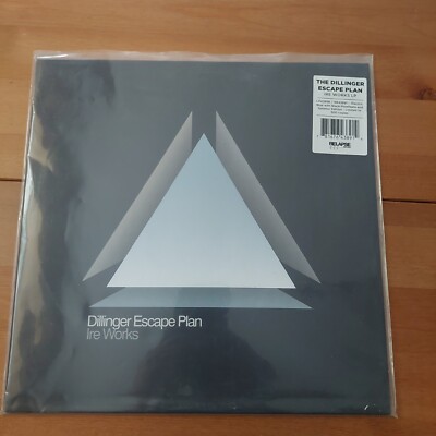 The Dillinger Escape Plan - Ire Works LP Blue w/ Black Pinwheels Amd Splatter...