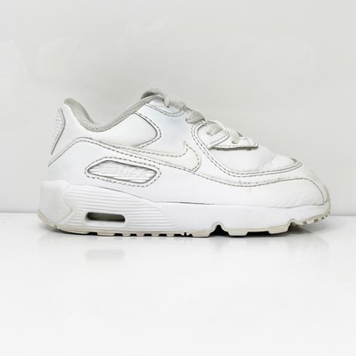 

Nike Girls Air Max 90 833416-100 Белая повседневная обувь Кроссовки Размер 8C, Белый, Air Max 90