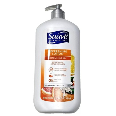 Suave Skin Solutions Refreshing Lotion Citrus Blend 32oz Non Greasy