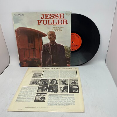 Jesse Fuller  Jazz, Folk Songs, Spirituals & Blues Vinyl LP OG US 1958 VG+/VG+