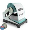 Vazioyar Shining Rhinestone Label Holder,Thermal Label Holder for Rolls and Fan-Fold Labels, Sticker Roll Holder Work with Desktop Label Printer, Label Stand Shipping Supplies for Home Office