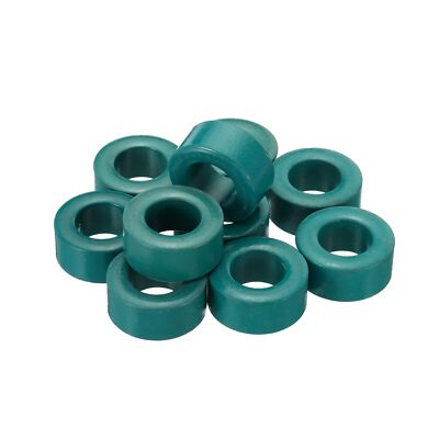 PATIKIL Ferrite Toroid Core, 10 Pcs Toroid Core 1.1'' ODx0.6'' IDx0.5'' H Ferrit...