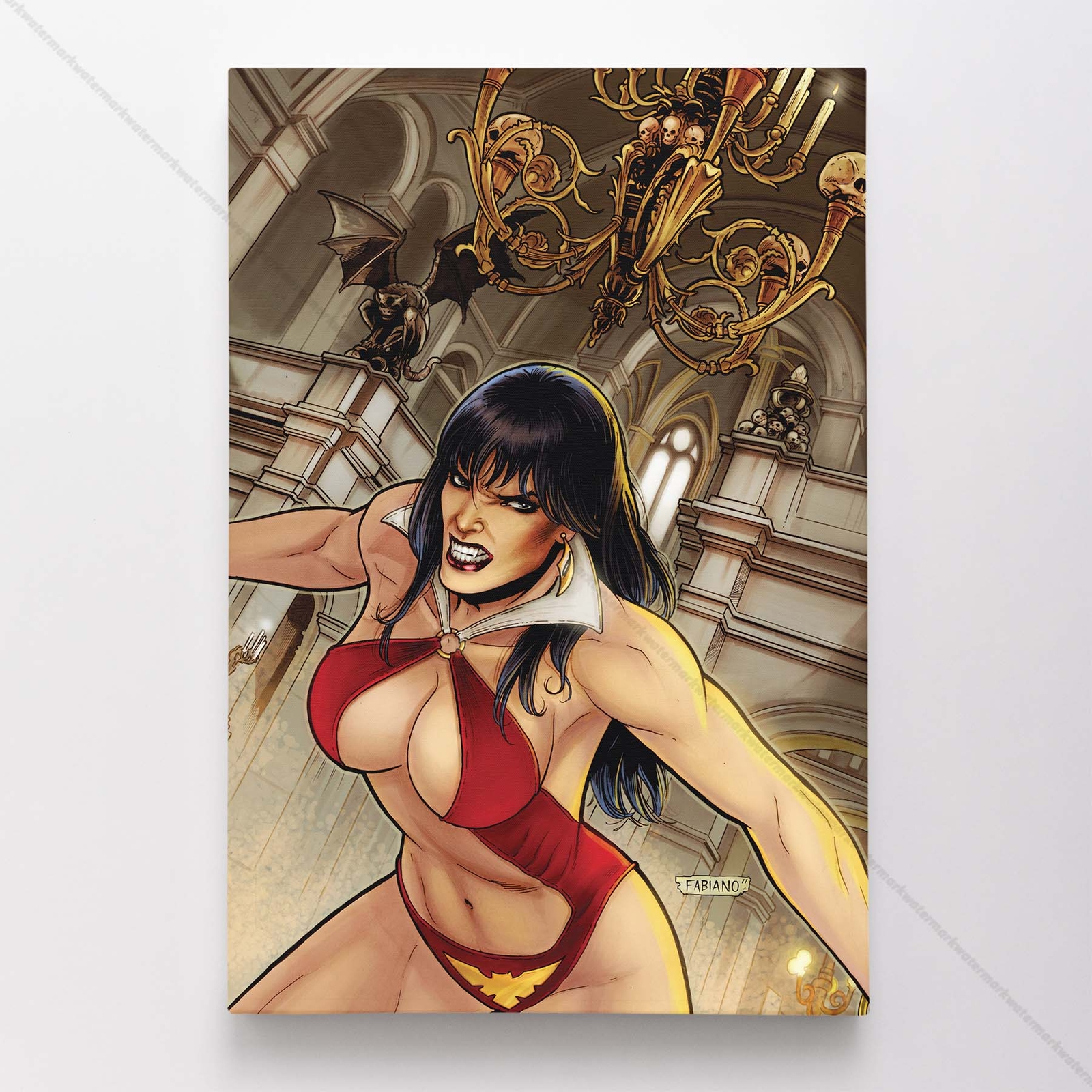 Vampirella Poster Canvas Vampire Comic Book Cover Art Print #262