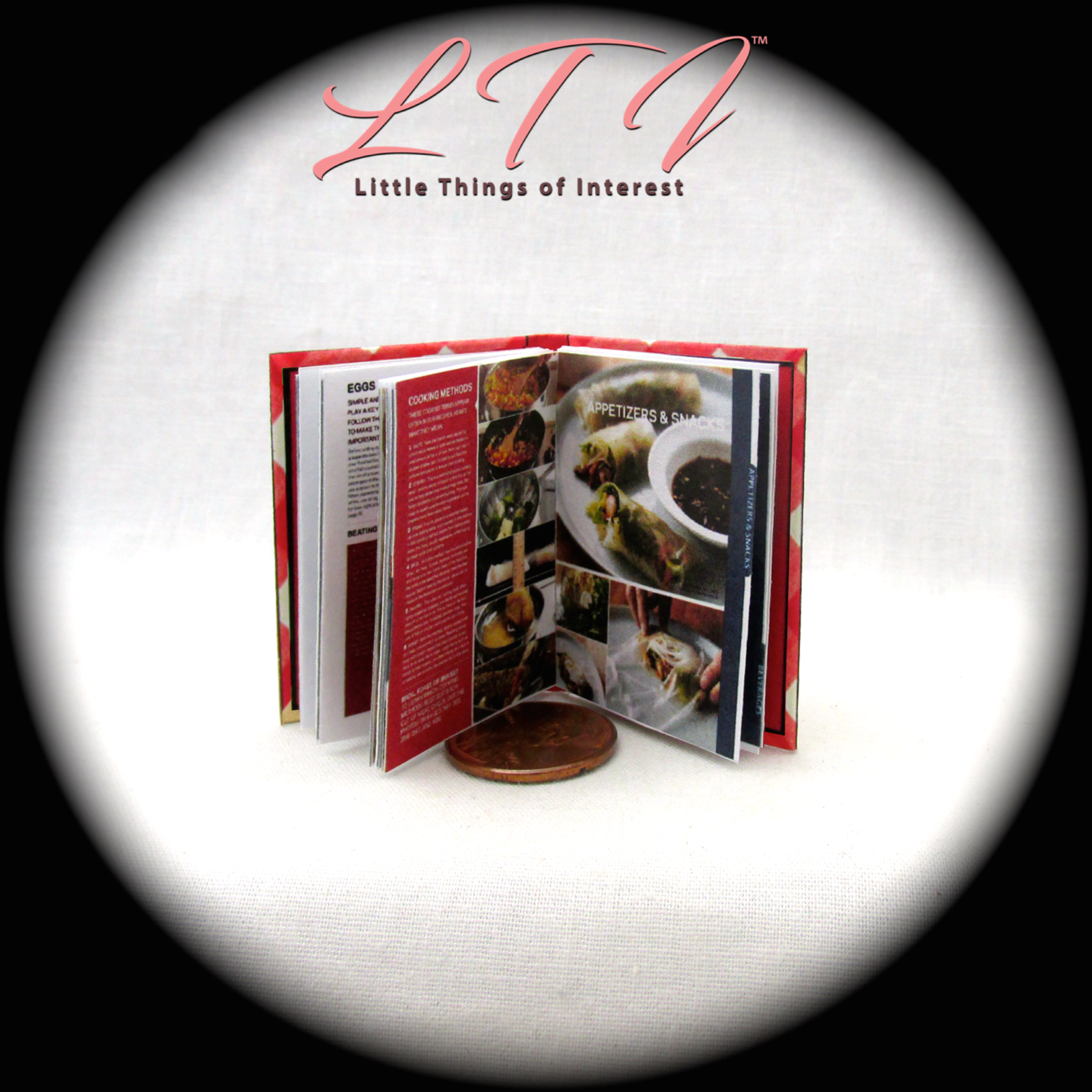 1:6 Scale BETTER HOMES AND GARDENS NEW COOKBOOK Color Illustrated Book