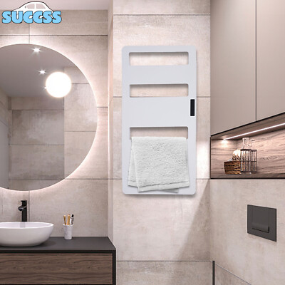 Heated Towel Rack for Bathroom Towel Warmer with Timer Wall Mounted Towel Drying