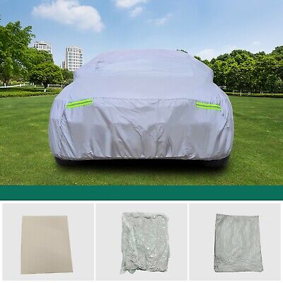 Full Car Cover Waterproof Outdoor All Weather UV Protection Fit Sedan Universal
