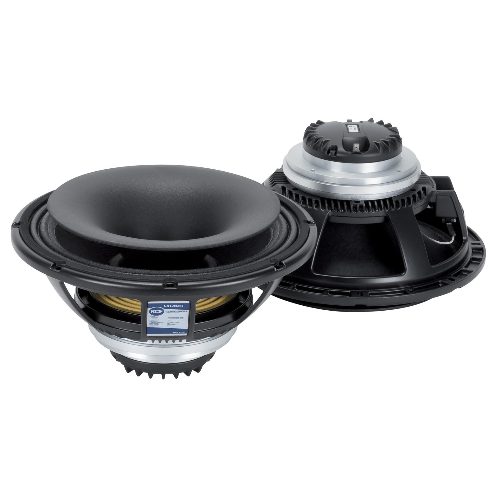 RCF CX12N351 12-inch Coaxial Loudspeaker 90 Watt Rms 180 Watts Peak 3.5-inch