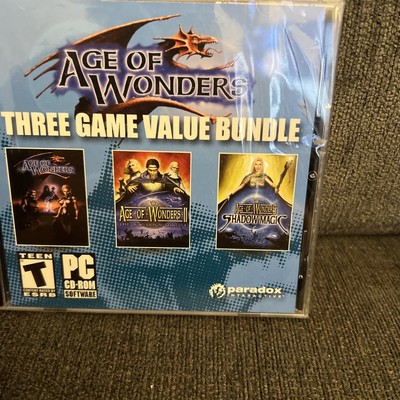 Age of Wonders - 3 Game Bundle - PC CD-Rom - NEW, Sealed