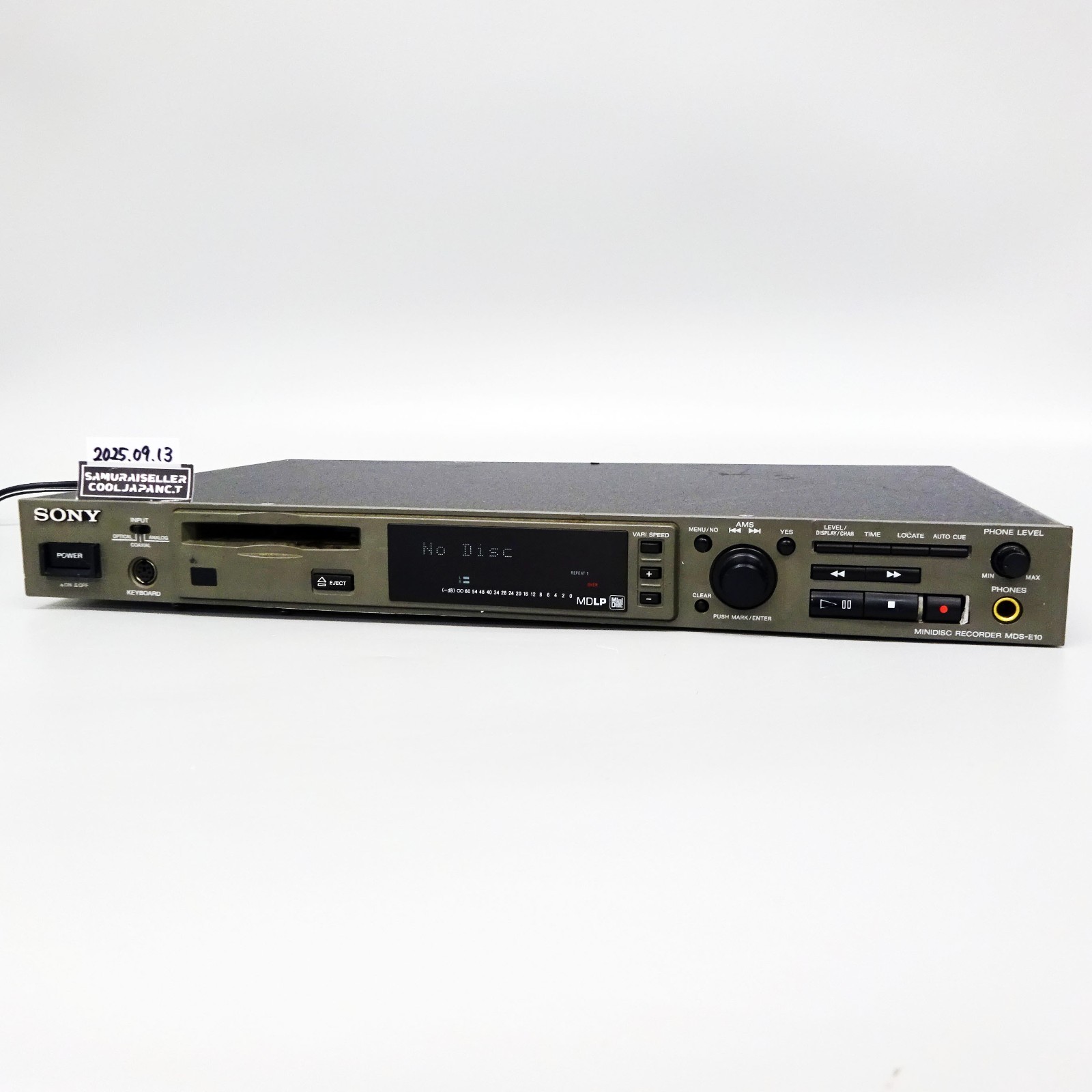 SONY MDS-E10 MDレコーダー ソニー 中古動作品 SONY MDS-E10 MDレコーダー ソニー 中古動作品 Sony MDS-E10
