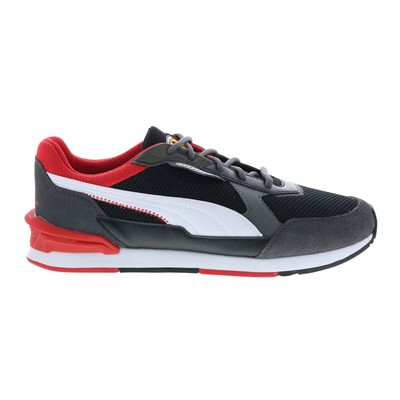 Puma Ferrari Low Racer 30704301 Мужские серые парусиновые кроссовки для автоспорта Обувь 11