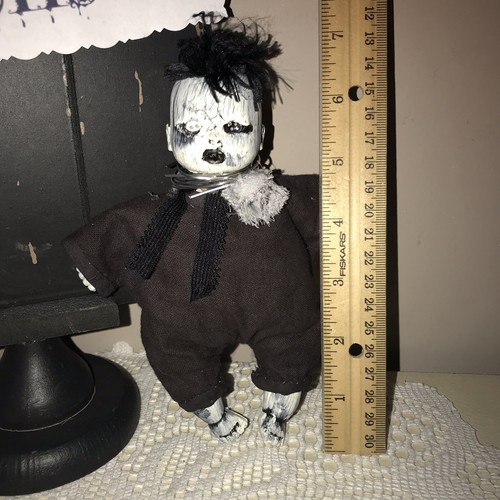 Juke Creepy Goth  Ooak Horror Baby Doll