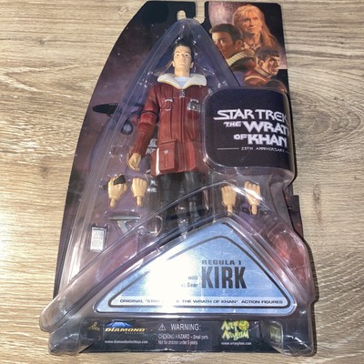 Star Trek II: Wrath of Khan 25th Anniversary Regula 1 Kirk Action Figure NEW