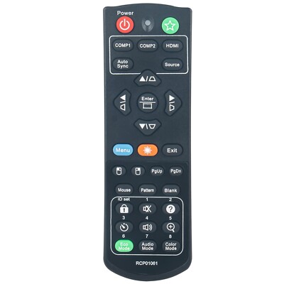 RCP01061 Replace Remote for ViewSonic Projector PJD6552LWS PJD6551LWS PJD6550LW